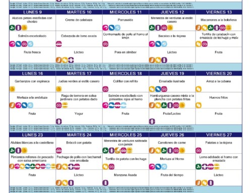 MENÚ MARZO 2026