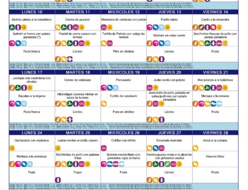 MENÚ DE NOVIEMBRE 2025