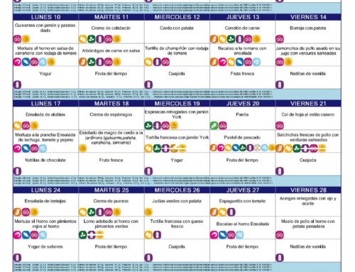MENÚ DE NOVIEMBRE 2025
