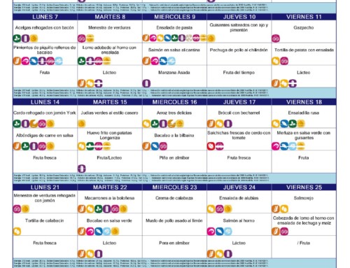 MENÚ SEPTIEMBRE 2026